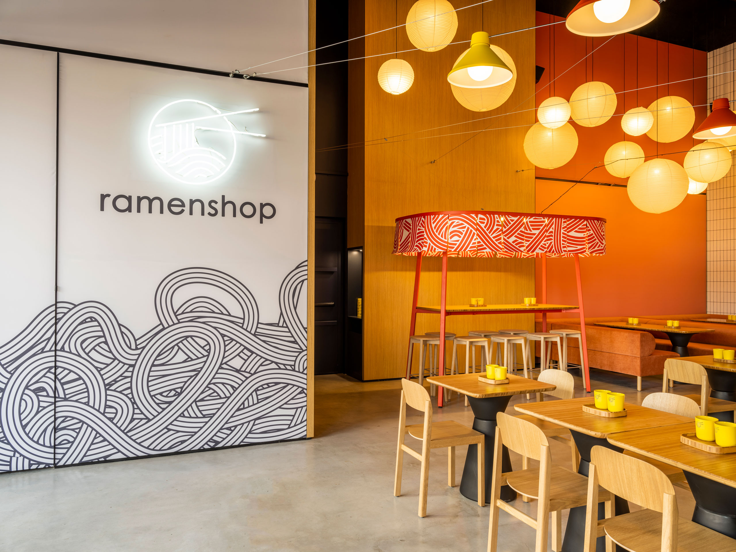 décoration ramen shop